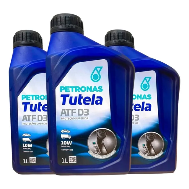 Kit 3 Óleo Câmbio Automático Petronas Tutela Atf D3