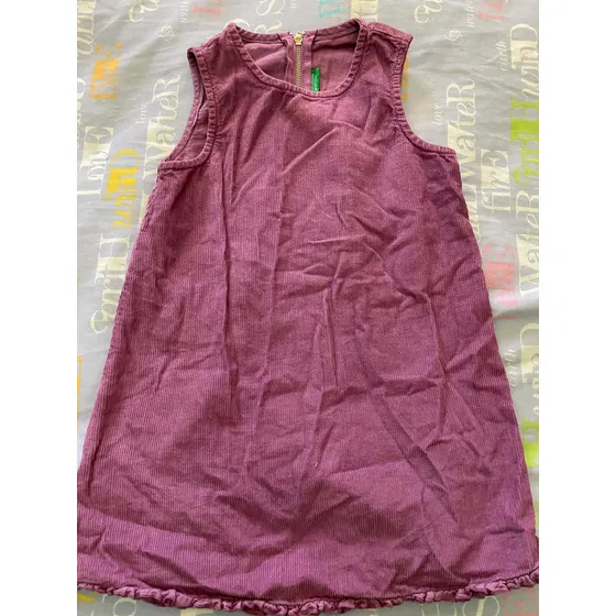 Vestido De Niña Benetton Original Usado.
