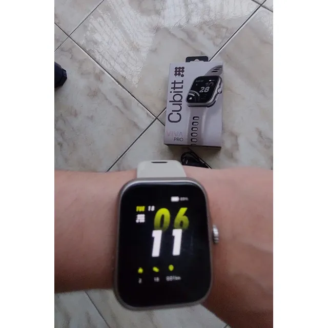 Reloj Inteligente Cubitt Viva Pro Smartwatch Plateado