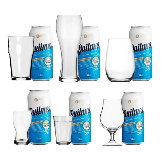 Cerveza Patagonia X6 + Vasos Cerveceros Nadir Combo Regalo