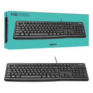 Teclado Com Fio Usb Logitech K120 Com Layout Abnt2 Cor De Teclado Preto Idioma PortuguĂȘs Brasil Teclado Com Fio Usb Logitech K120 Com Layout Abnt2 Cor De Teclado Preto Idioma PortuguĂȘs Brasil