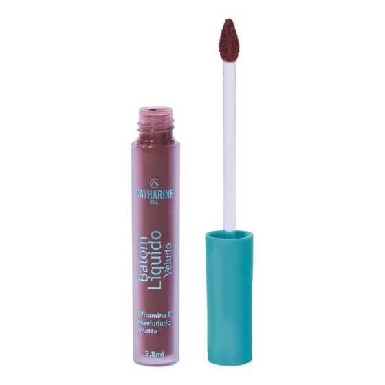 Batom Matte Líquido Veludo Catharine Hill Alta Pigmentação Cor 1014/v4 - Canela