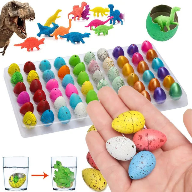 Huevos Dinosaurio X5 Nacen Y Crecen Con Agua Juguete Expande
