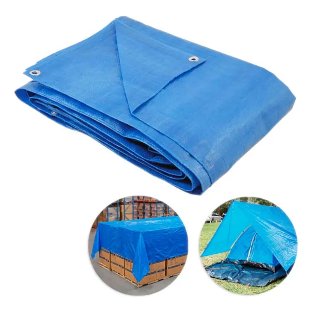 Lona 5 X 3 M Com IlhĂłs Azul Multiuso Encerado De Polietileno Lona 5 X 3 M Com IlhĂłs Azul Multiuso Encerado De Polietileno