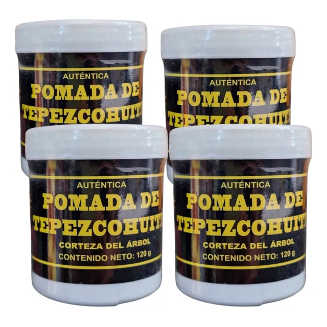 Pomada De Tepezcohuite 120 Gr, Cicatrizante Natural ( 4 Pzs)
