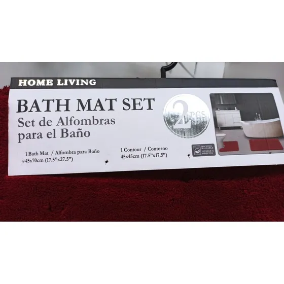 Juego Set De Alfombras P/ Baño Ducha/ Suave/ Antirresbalante