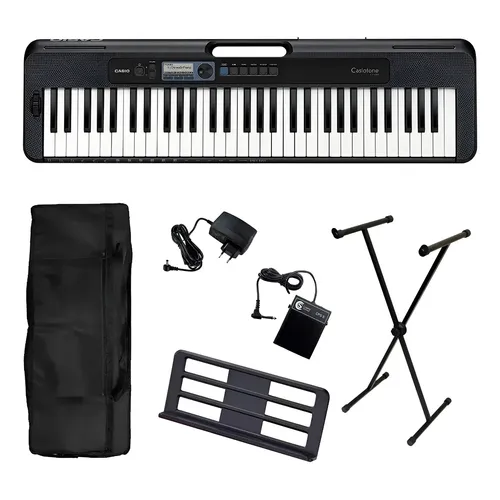 Casio Ct-s300: Teclado Portátil 61 Teclas Sensíveis Ao Toque
