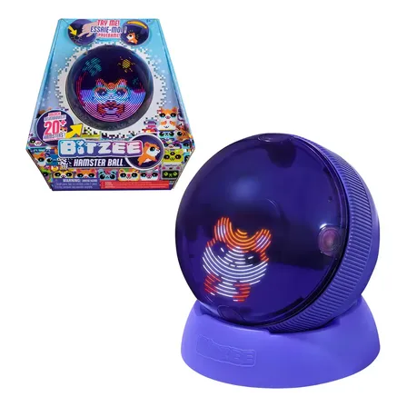 Brinquedo Bitzee Pet Virtual Bola De Hamster E Amigos Sunny Azul
