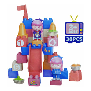 Bolsa Bloque De Construcción Muñeca Castillo Juguete 38pzs Bolsa Bloque De Construcción Muñeca Castillo Juguete 38pzs