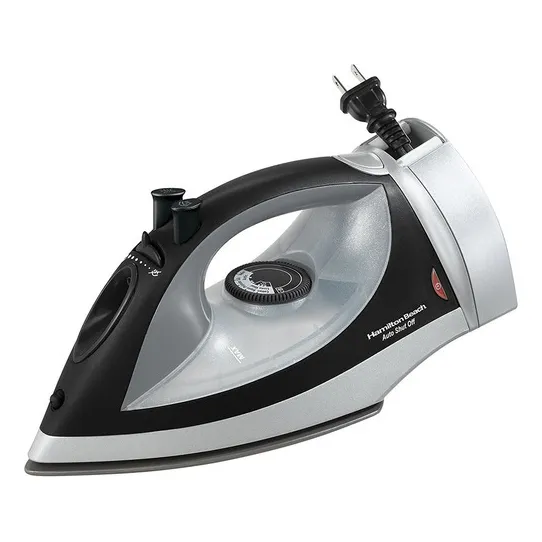 Plancha A Vapor Hamilton Beach 14210 Con Suela Antiadherente Color Negro