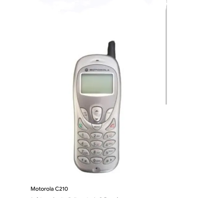 Celular Motorola C210 8kb Raridade