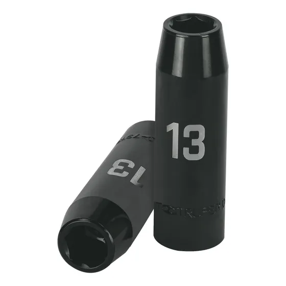 Dado De Impacto 1 /2  Largo 6 Puntas 13 Mm, Truper