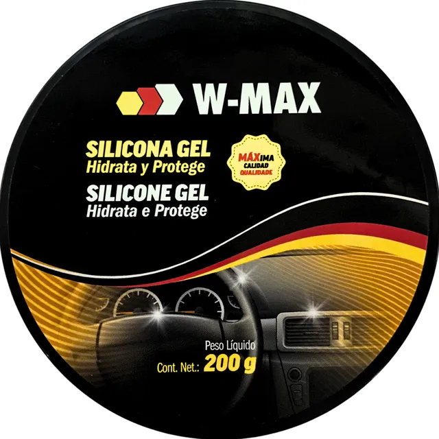 Silicone Gel Revitalizador Plásticos E Borrachas W-max 