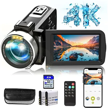 Cámara De Video 4k, Videocámara Visión Nocturna Por ...