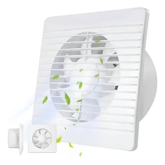 Ventilador Extractor De Aire Para Baño Cocina 4 Silencioso