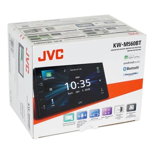 Estereo Pantalla 6.8 Carplay Androidauto 6rca Jvc Kw-m560bt