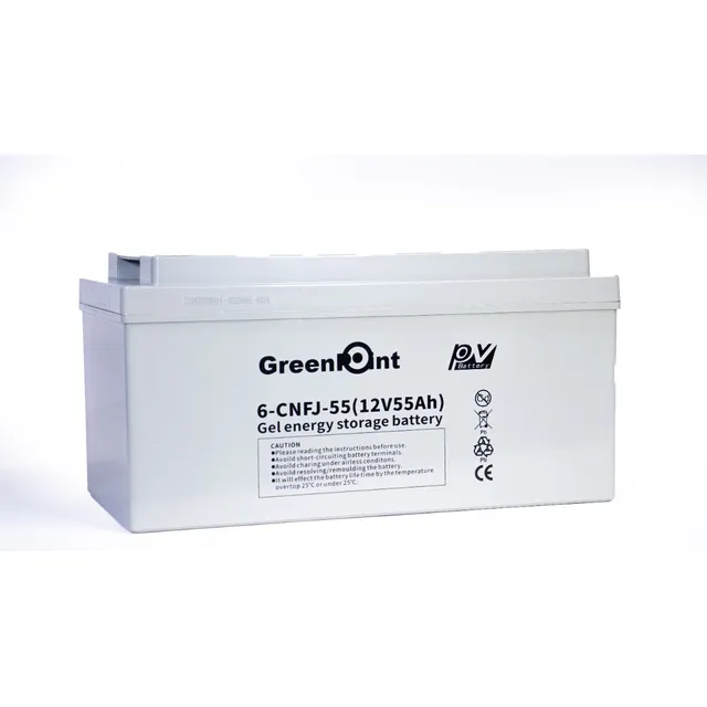 Batería 12v 55ah Gel Cicloprofundo Para Energía Solar