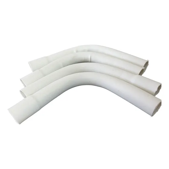 Pack De 4 Curva Pvc 1/2 Pulgada Tubo Conduit Electricidad