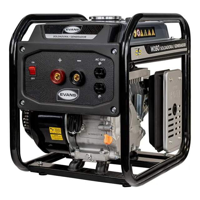 Soldadora Generador Inverter Evans 7hp 1kw 120v 40/150a Color Negro 60Hz W160MG0700TH