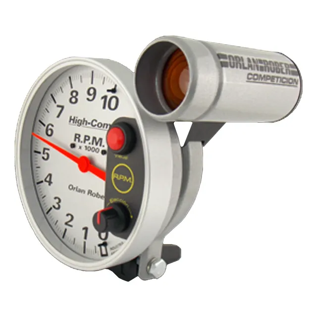 Tacometro 10mil Rpm Shift Light High-comp Gris Orlan Rober