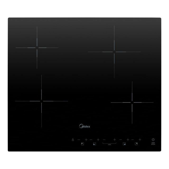 Cooktop 4 Bocas Elétrico Midea Cor Preto Cooktop 4 Bocas Elétrico Midea Cor Preto