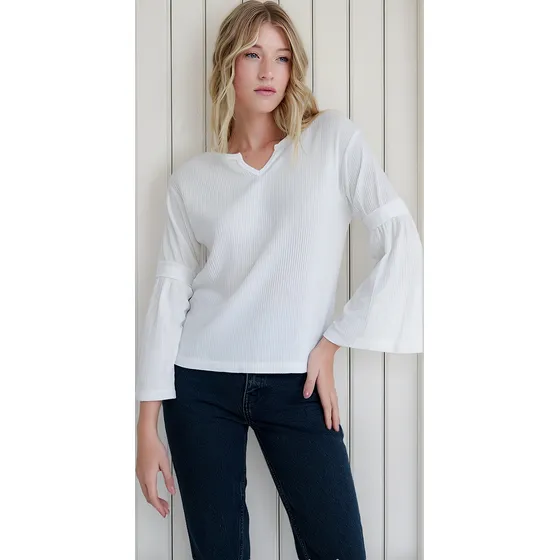 Remera Lanilla Nano  Morley Mangas Anchas Chaltén #2333