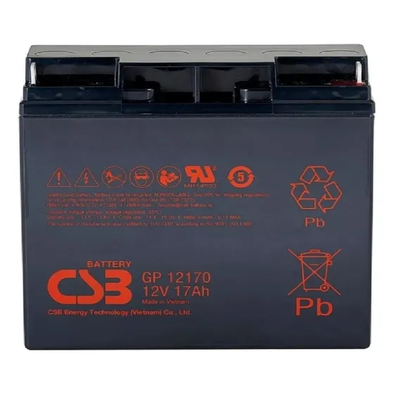 Bateria 12v 17ah Csb Gp12170 No Break Apc Sms Nf Garantia