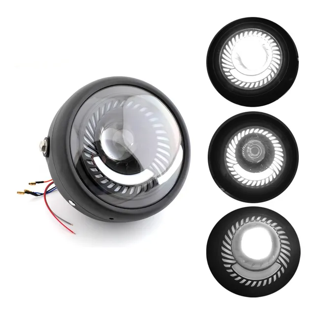 Proyector De Luz De Faro Led 6.5 Para Cafe Racer Bobber