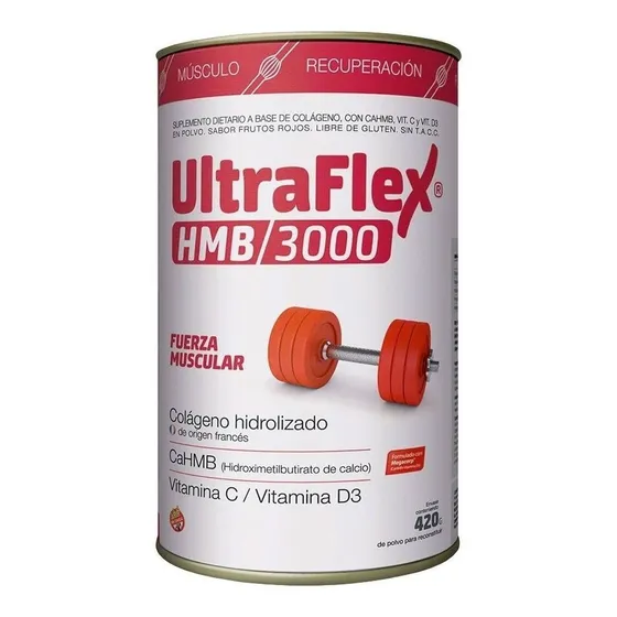 Suplemento en polvo TRB Pharma Ultraflex Colágeno hidrolizado sabor frutos rojos x 420g