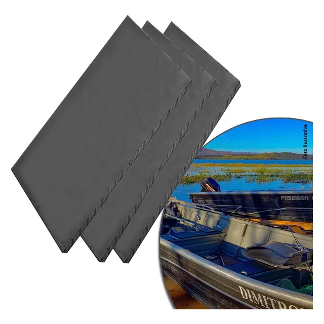 Placa Eva Para Barco Bote Canoa Lancha 12mm Kit Com 3 Placas