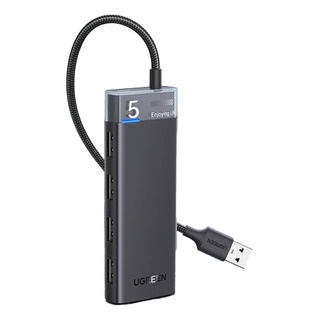 Hub Adaptador Ugreen 4x Portas Usb A 3,2 Gen1 20cm Preto Hub Adaptador Ugreen 4x Portas Usb A 3,2 Gen1 20cm Preto