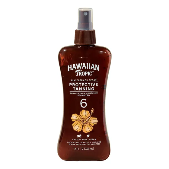 Protector Solar Hawaiian Tropic Island, Aceite Bronceador Sp