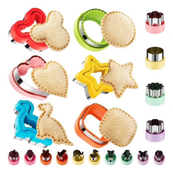 Cortador Multiusos Pan Y Frutas Para Niños Con Varias Formas
