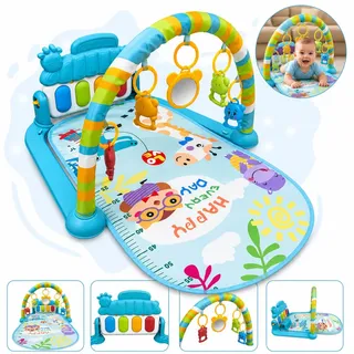 Tapete de Atividades Bebê c/ Piano Musical Infantil 3 em 1 Alvo Toys