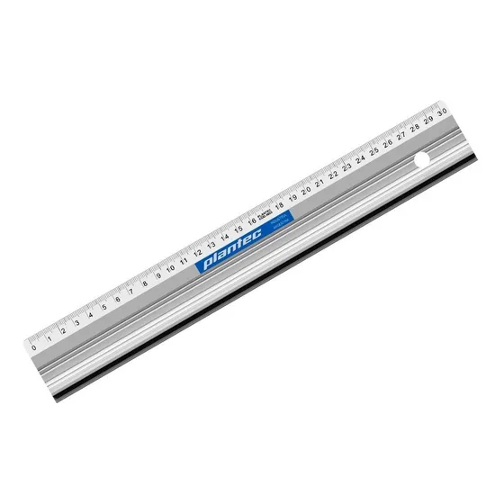 Regla Metálica De Corte Plantec 40 Cm Aluminio