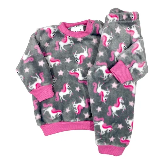 Conjunto Fleece Bebê Peluciado Inverno Quentinho Infantil