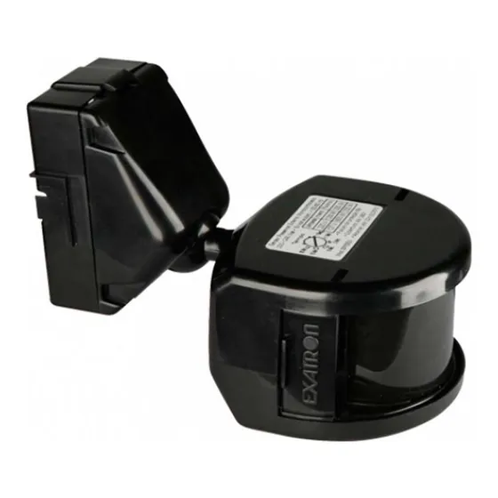 Sensor De Presença Frontal Externo 180° Preto Exatron
