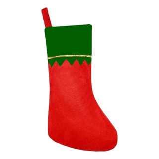 20 Piezas De Medias Navideñas De Fieltro Rojo Para Decoració 20 Piezas De Medias Navideñas De Fieltro Rojo Para Decoració