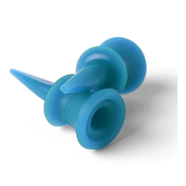 Tees De Plástico (golf) Pack X 10uds, 12mm, Color Azul