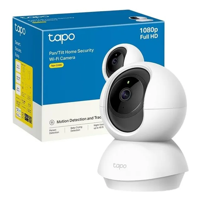 Cámara De Seguridad Tp-link Tapo C200c Wifi Full Hd Sd 64gb
