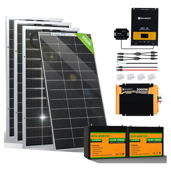 Eco-worthy Sistema Kit Panel Solar 3.2kwh 800w Para Casa 4 +