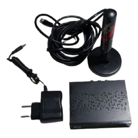 Conversor Digital Keo Full Hd + Antena Ixterna Sem Controle