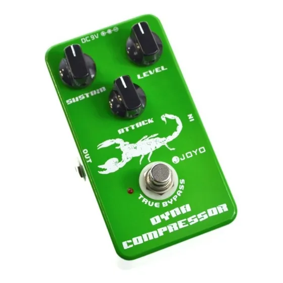 Pedal De Efeito Joyo Vintage Dynamic Compressor Jf-10 Verde