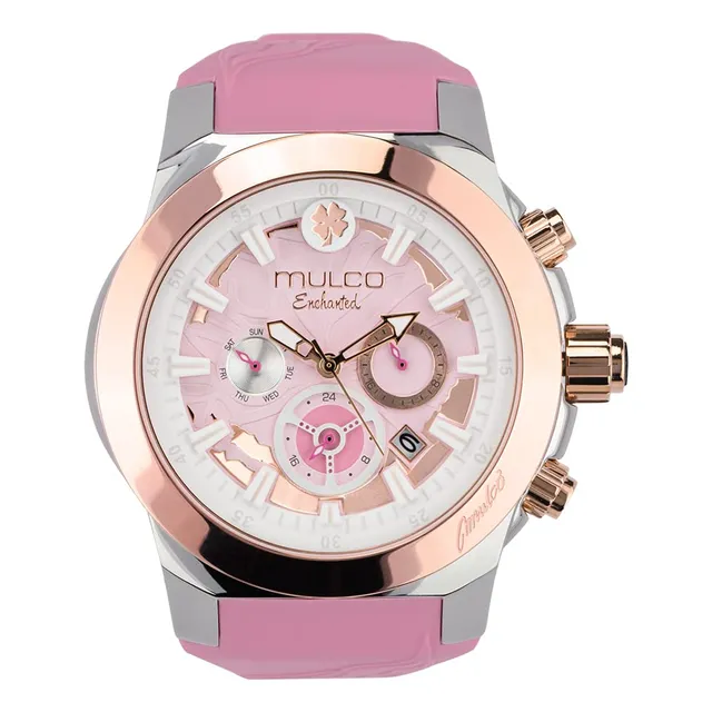 Mulco Reloj De Silicona Para Mujer Con Movimiento Analogico