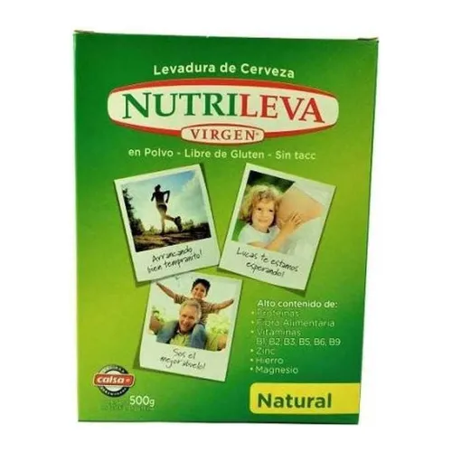 Levadura De Cerveza Virgen Nutrileva En Polvo 500 Nutrileva