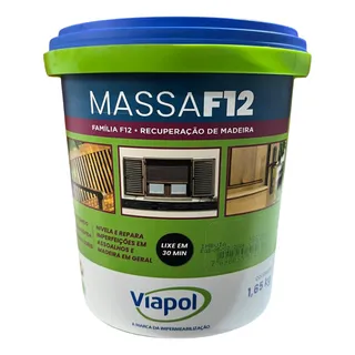 Massa F12 Viapol Calafetar Correção Madeira 1,65kg Cores Massa F12 Viapol Calafetar Correção Madeira 1,65kg Cores