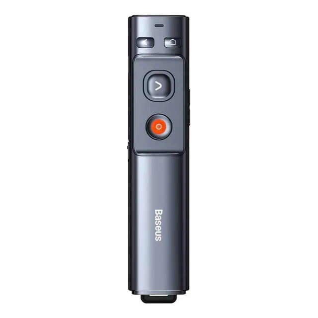 Puntero Laser Baseus Control Inalambrico Usb Ppt Proyector Color Del Láser Negro
