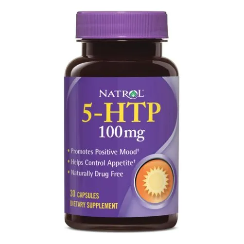 Suplemento Natrol 5-htp 100 Mg 30 Cápsulas (paquete De 4)