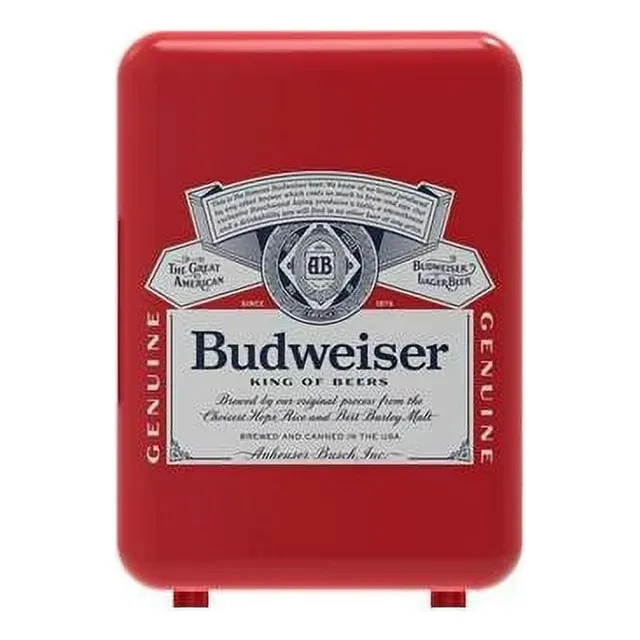 Mini Refrigerador Portátil De 6 Latas Budweiser 