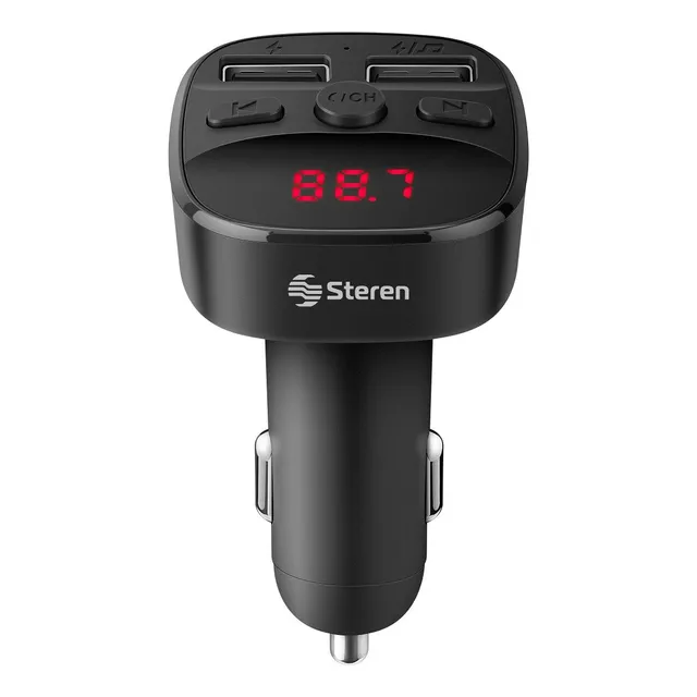 Transmisor Fm Bluetooth* Con Cargador Usb Y Reproductor Mp3